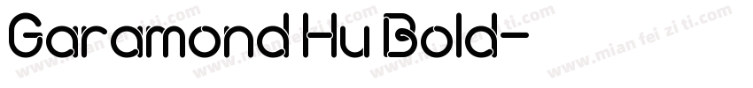 Garamond Hu Bold字体转换